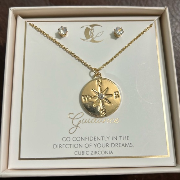 3/$18 Guidance Necklace and Earrings Set - New - Lot 485 - Picture 1 of 5